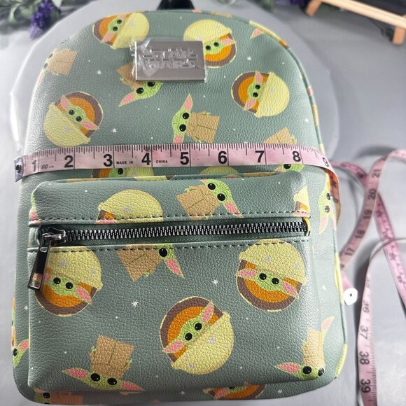 Loungefly Disney Grogu Backpack Mandalorian Child Star Wars Purses Shoulder Bag - Picture 9 of 12